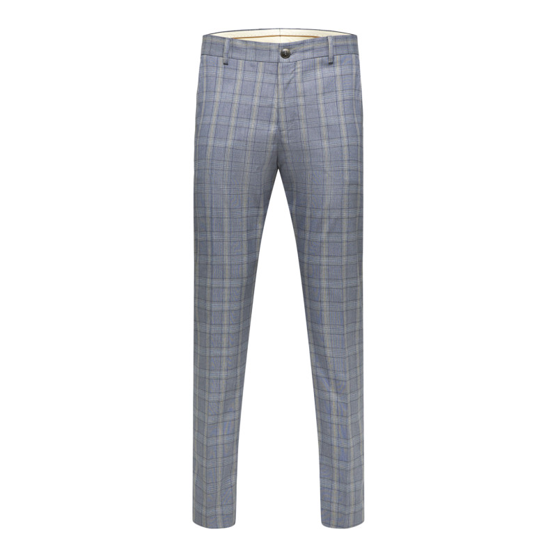 Kostuum Broek  TIMELOGAN  Slim Fit Check